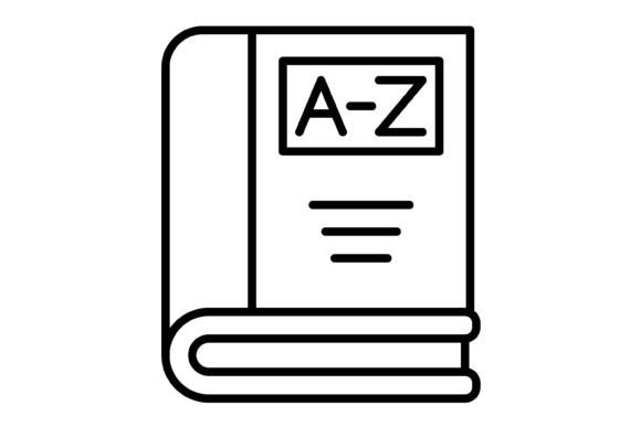 Dictionary Outline Icon: A Versatile Asset for Modern Projects
