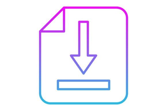 Download Line Gradient Icon: Your Versatile Design Asset