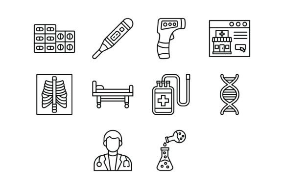 Essential Medical Icons for Modern Design Projects