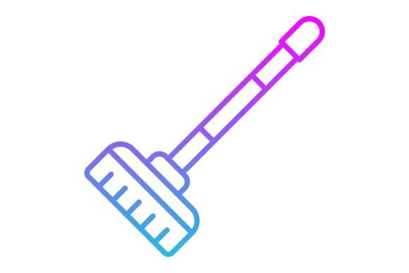 Floor Mop Line Gradient Icon: A Fresh Take on Everyday Utility