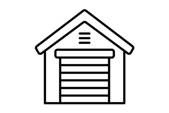 Garage Outline Icon: A Versatile Asset for Modern Design