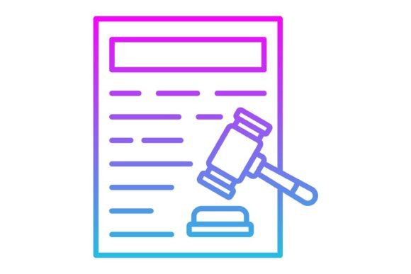 Legal Document Line Gradient Icon: A Designer's Guide to Modern Iconography