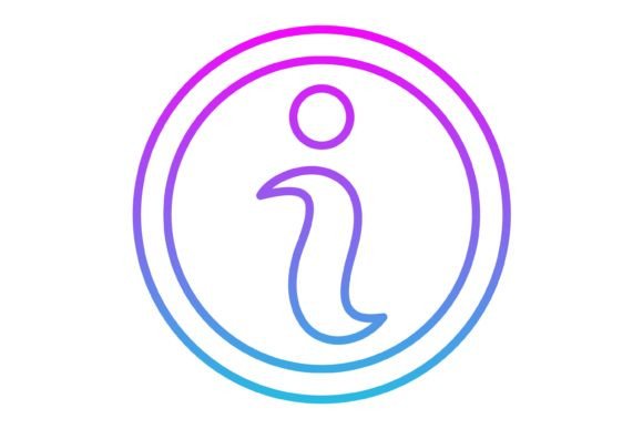 Mastering Visual Hierarchy with the Info Circle Line Gradient Icon