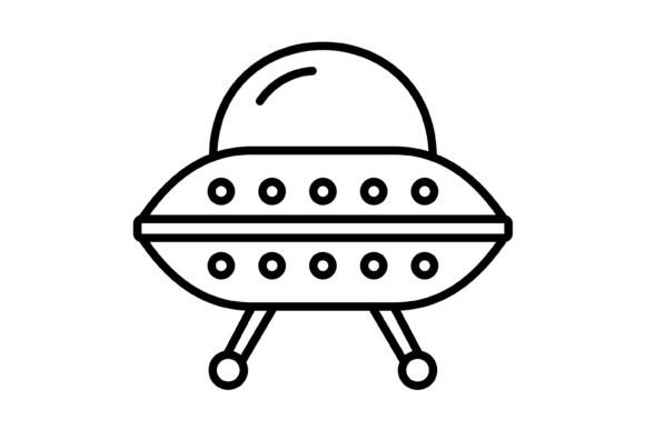 Sci Fi Outline Icon: Futuristic Vectors for Modern Design