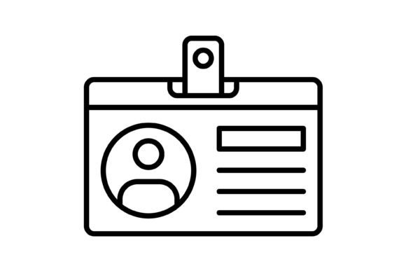 The Id Card Outline Icon: A Designer's Go-To for Clarity and Style