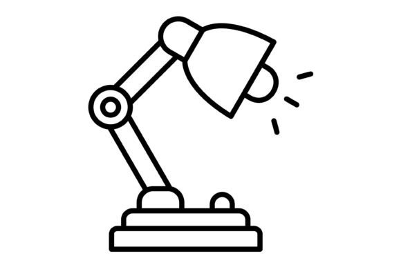 The Lamp Outline Icon: A Versatile Asset for Modern Design