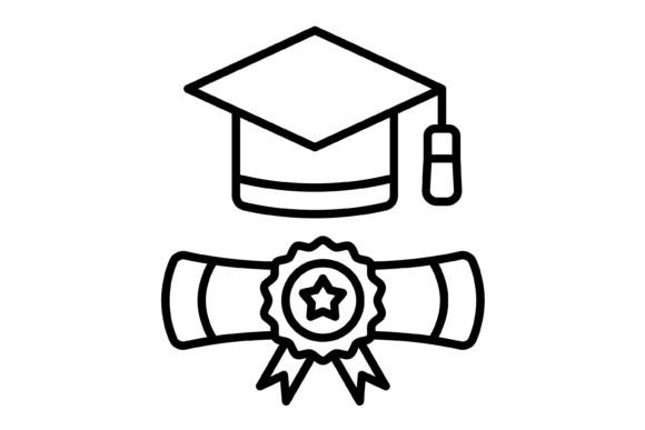 Using Graduate Outline Icons for Clear Visual Communication
